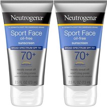Neutrogena 뉴트로지나 스포츠 페이스 오일프리 선크림 SPF70 73ml 2개