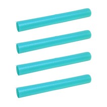 4PCS 냉장고 매트 방수 비 슬립 EVA 냉장고 라이너 패드 서랍, 파란색