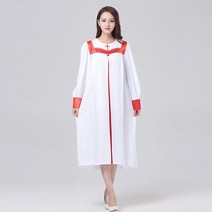 성가대복 성가대가운 찬양 현대 의류 크리스찬 교회 합창단 성자 의상 여성 성직자 가운 시 클래스 서비스 수녀 노래 AliExpress, design 14+L