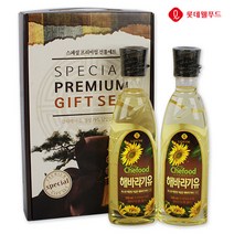프리미엄선물세트 롯데 쉐푸드 해바라기유 500ml-2개세트 명절상품 오일세트, 500ml, 2개세트