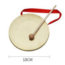 꽹과리 풍물 국악 공연 소품 3구 반 타악기 심벌즈 풀세트, 징지름18cm