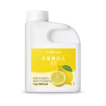흥국에프앤비 맘스리얼베이스 레몬 1kg 6개(1박스), 아이스박스포장
