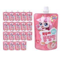 해호 캐치티니핑 복숭아 퐁당 퐁당핑 음료수 100ml, 20개