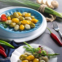 채식웰빙 비건 3색 새알 야채만두 1kg+야채손만두 1.4kg
