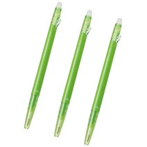 파이롯트 프릭션 슬림 지워지는 볼펜 0.38mm, 라이트 그린, 3개