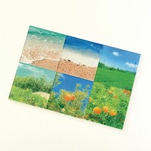 제주 아크릴 코스터 유리컵코스터 티코스터 찻잔받침 머그컵받침, 제주코스터:밭, 단품