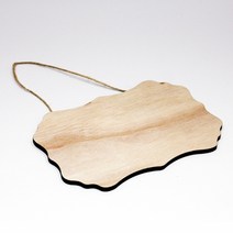 나무판 DIY 펜던트 나무문 패널 공예장식품 만들기재료 w5