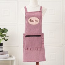 워크웨어멜빵 있음 지퍼앞치마 큐트 남성 여성 작업복 음식점 주방 가정용 일을 함 스타일리쉬 컵 옷 2575394088, 커피 이니셜앞치마 지퍼