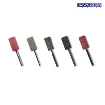 고무 추지석 드릴용 연마숫돌 10×20×3 (1팩/100pcs), WA80