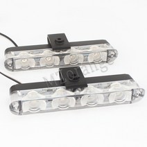 스트로보스코프 Fso 자동 점멸기 경찰 조명 2x4 LED 플래시 라이트 벤트 그릴 유선, 05 green