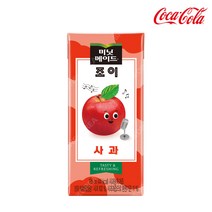 코카콜라 미닛메이드 조이 사과 195ml X 32팩/ 주스 음료수, 32개