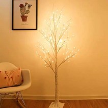 코스트코 자작나무 트리 이케아 크리스마스 LED 장식 무드등, 자작나무 150cm
