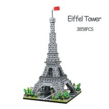 Mirco 스트리트 뷰 Taj Mahal Palace 모델 빌딩 블록 MOC 유명한 옥스포드 건축 장식 벽돌 남아 어린이 장난감 선물, 01.CN, 03.3858개 박스X