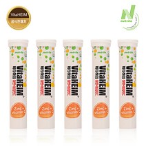 비타하임 발포비타민 아연 비타민 20정, 4300mg, 5개