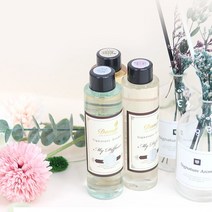 디퓨저 생화 꽃 작약 라일락 150ml 리필 제주도 동백 향 78가지 호텔 라스 부향률 예쁜 집들이 선물, 화이트머스크타입