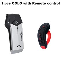 Freedconn Colo-Rc 1000M 오토바이 헬멧 블루투스 헤드셋 인터컴 Nfc 리모콘 소프트 하드 이어폰, 하나, 원격 추가 Controlx1