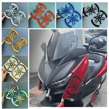 YAMAHA 야마하 스티커 반사 NMAX XMAX TMAX 카울 대형, (선택3번)야마하스티커대형(골드메탈)
