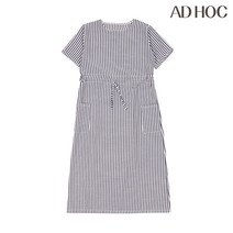 [애드혹] 여성 스트라이프 시어서커 원피스(HW5OP64)