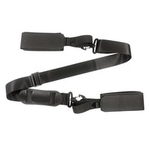 스노우 보드 데크 스노보드 데스페라도 바인딩 Nylon with Ant-Slip Pad Ski Pole Carrying Strap Portable, 01 Black