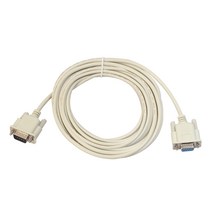 Serial RS232 9-Pin Male To Female DB9 9-Pin PC Converter Extension Cable Cord, 5m
