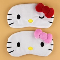산리오안대 산리오 꿀잠안대 숙면 수면안대 헬로키티수면안대 아이윙스 길이조절끈 _BnG