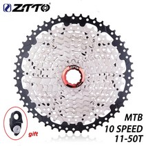ZTTO-MTB 자전거 10 단 11-50T 카세트 S 프리휠 스프로킷 K7 체인 크라운 s HG 허브 MTB 부품 XT SLX XO X0