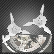 할리데이비슨 호환 커스텀 부품 2xmotorcycle spun blade 스피닝 프론트, 1-프론트 알렉스 캡