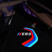 차량용 무드등 자동차 스티커 2pcs Led 프로젝터 램프 자동차 문 환영 빛 자동차 액세, E93