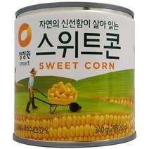 생옥수수 신선 달콤한 요리 옥수수 통조림 340g 옥수수통조림 술안주 옥수수제품, 1개