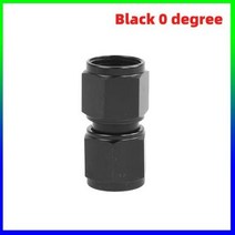 범용 자동차 연료 호스 오일 가스 쿨러 라인 파이프 튜브 내부 와이어 커넥터 레드 블루 블랙 레드 블랙 AN4 AN6 AN8 AN10 AN12, black 0+AN6