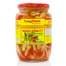 중탄 죽순절임 망단옷 죽순피클&칠리 병 절임 800g pickled bamboo shoot and chilli