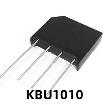 자동차용품 수입차부품 새로운 정류기 브리지 플랫 KBU1010 10A 1000V DIP4 피트 직접 스택 1 개