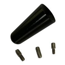 안테나 3 Cm 지붕 짧은 극 안테나 자동차 극 어댑터 라디오 발, 01 Black