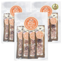 라이브잇 참좋은간식 꼬치꼬치 강아지 간식 4p, 15개, 100g, 오리 + 북어 혼합맛