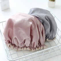 더블레이어 방수 샤워캡 헤어캡 헤어팩 셀프염색, 와인