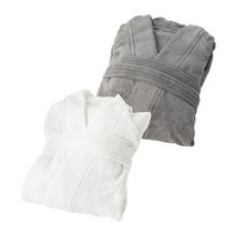 이케아 ROCKAN 로콘 목욕가운 2가지 사이즈, 화이트 S M 203.919.22