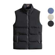 Sevenmoon 남성 오리털 조끼 방한 클래식 코트906