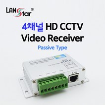 랜스타 4채널 8채널 HD CCTV 비디오 무전원 리시버 패시브타입 (AHD HD-TVI HD-CVI 호환), LS-HDP4 (4채널)