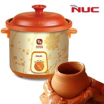 엔유씨3052 황토 세라믹용기 슬로우쿠커 3.5L 대용량, 본상품선택