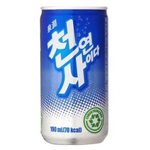 MW 일화 천연 사이다 190mlX30캔 업소용 사이다 미니 뚱캔 작은 캔, 단품