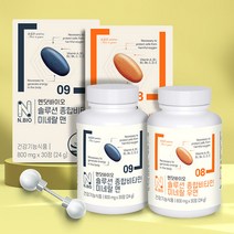 [엔닷바이오]솔루션 종합비타민&미네랄 2종 30정(30일분), 우먼 6박스(800mg X 180정), 상세페이지 참조2