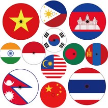 아시아 팽이 시리즈 (13종 택1), 1개, 필리핀