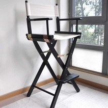 영화감독 의자 체어 영화배우스탭 간이 촬영소품 야외, 큰 나무 색상 브래킷 흰색 시트