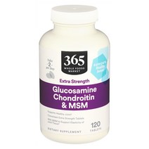 365 by Whole Foods Market 글루코사민 콘드로이틴 MSM 120캡슐