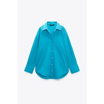 ZARA 자라 여성 베이직 블라우스 프렌치 포플린 셔츠