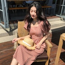 홈쇼핑원피스 하객 원피스 월 룩 5 6 하이틴 경성의복 브라이덜샤워 트위드 연두 핑크 색 단톤 청담며느리