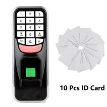 지문 암호 키 잠금 액세스 제어 기계 생체 인식 전자 RFID 리더 스캐너 시스템, 03 AC And 10 Cards