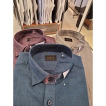 YJ2WBR125 일반핏 단색이라 넥타이 메기에도 좋은~따뜻한 기모셔츠 3컬러 노타이굿~스냅단추 긴팔 기모남방