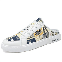 러브심플 남성 캐주얼 패션 운동화 뮬 발편한 캔버스 뮬 슬리퍼