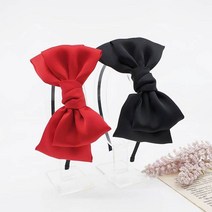 셀리 새틴 백설공주 리본 헤어밴드